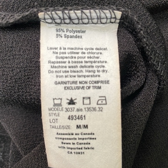 Loose tunic top with sheer balloon sleeves by Laura Size M -Like NEW - Picture 9 of 10